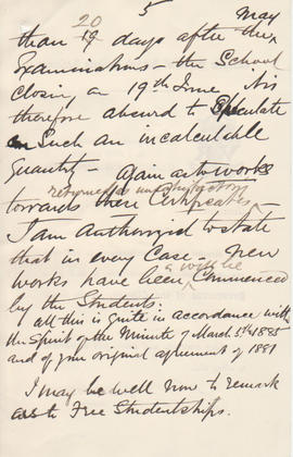 Letter received by Simmonds from Edward Catterns, GSA Secretary (Version 10)