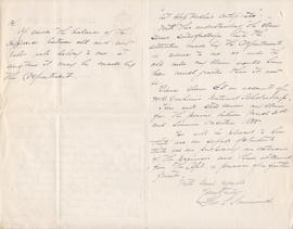 Letter sent by Simmonds [from Derby School of Art] to Edward Catterns, GSA Secretary (Version 2)