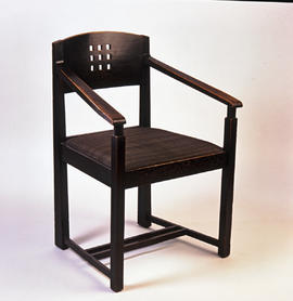 Low-backed armchair for the Director's Room, Glasgow School of Art
