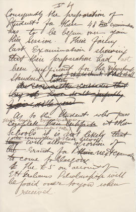 Letter received by Simmonds from Edward Catterns, GSA Secretary (Version 15)