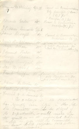 Letter sent by GSA to the Department of Science and Art