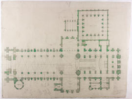 Design for Liverpool Cathedral: plan