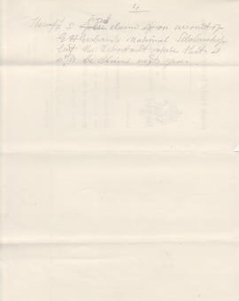 Letter received by Simmonds from Edward Catterns, GSA Secretary (Version 10)