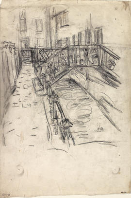 Little bridge over Venetian canal