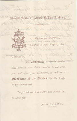 Letter received by Simmonds from Edward Catterns, GSA Secretary (Version 9)