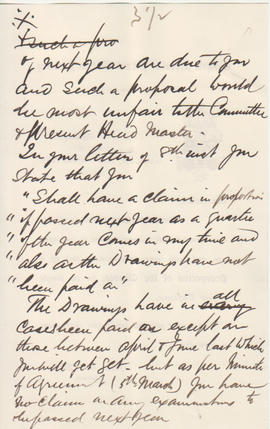 Letter received by Simmonds from Edward Catterns, GSA Secretary (Version 13)