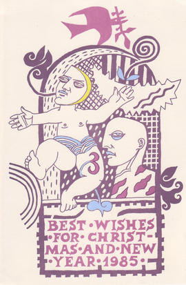 Best wishes for Christmas and New Year 1985