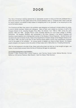 Text from Arts of Christmas Exhibition