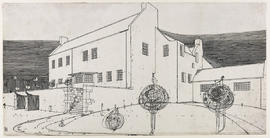 Design for Windyhill, Kilmacolm, perspective from south-west