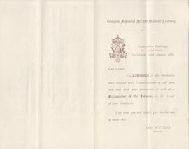 Letter received by Simmonds from Edward Catterns, GSA Secretary (Version 5)