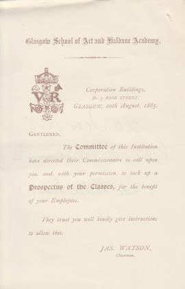 Letter received by Simmonds from Edward Catterns, GSA Secretary (Version 1)