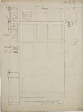 Clifford's Inn, London - oak panelling