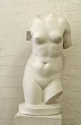 Plaster cast of female form