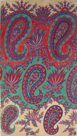 Untitled Paisley shawl design