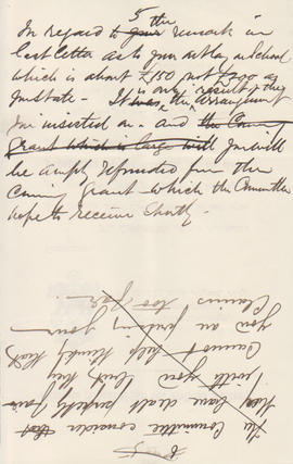 Letter received by Simmonds from Edward Catterns, GSA Secretary (Version 17)