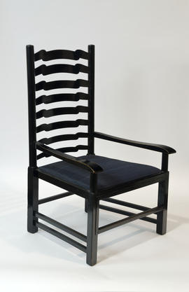 Large armchair for the Dug-Out, Willow Tea Rooms
