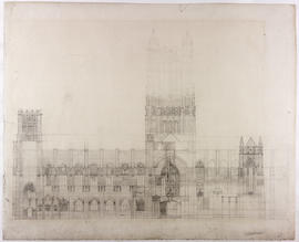 Design for Liverpool Cathedral: preliminary sketch