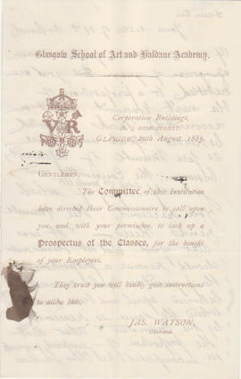 Letter received by Simmonds from Edward Catterns, GSA Secretary (Version 5)