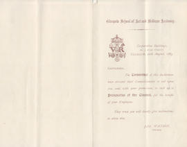 Letter received by Simmonds from Edward Catterns, GSA Secretary (Version 9)