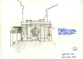 Daylight effects on street: Royal Bank Place