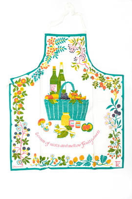 "Season of mist and mellow fruitfulness" apron