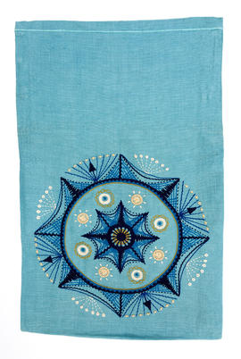 Embroidered Blue Bag, Student work (Version 1)