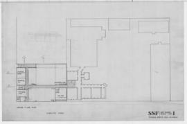 (1) key plans/ground floor plans: scale 1/16