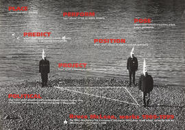Poster for exhibition 'Bruce McLean, works 1969-1999' (Version 1)