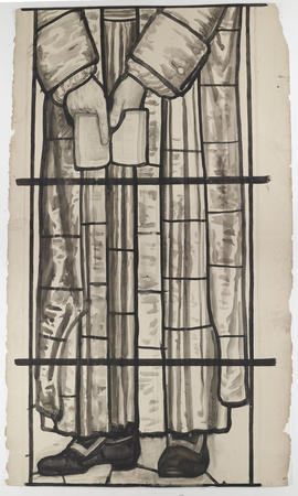 Stained glass cartoon for St Mark's church, Southport