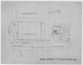 (26) site plans: scale 1/16", 1/1250"