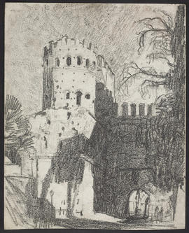 Castellated tower