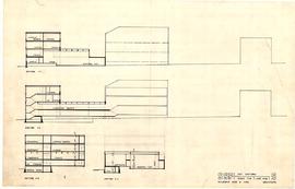 (5) key sections/ sect 2-2, 3-3 & 4-4:scale 1/16"