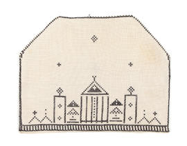 Cream Linen Tea Cosy, possibly student work (Version 1)