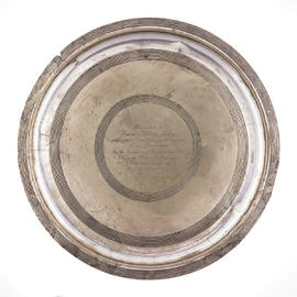 Presentation silver salver (Version 1)