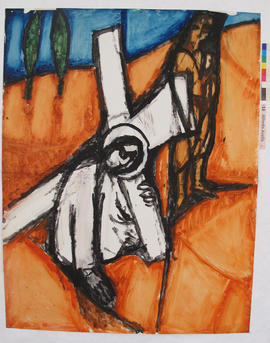 Stations of the Cross painting (III, VII or IX)