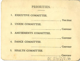 Elizabeth Marion Harvey's student Representative Council membership card (Version 2)