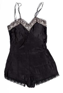 Black teddy playsuit (Version 1)