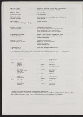 Fashion show programme 1979 (Version 6)