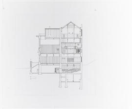 The Glasgow School of Art: Mackintosh Building - Section through library and studios