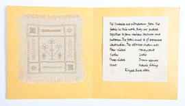 'Drawn Fabric Work' fold-out booklet (Version 2)