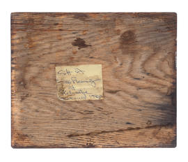 Silver plummet, gift to James Fleming (Version 3)