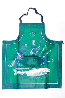 Apron with Scottish motifs