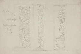 Sketch of (Italian) decorative panels