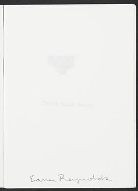 Artist book: 'There are certain things that I have tried to keep secret from you' (Page 3)