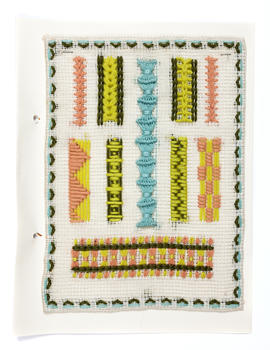 Binder of canvas work samples (Version 9)
