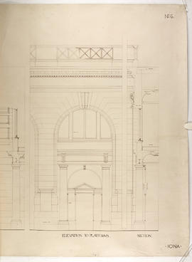 New Station - Alexandria - No.6. Principal elevation (Version 4)