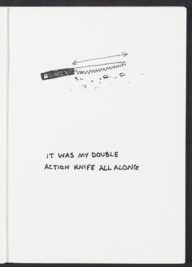 Artist book: 'There are certain things that I have tried to keep secret from you' (Page 25)