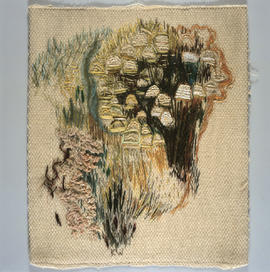 Embroidered Sample, 'Tree Garden' (Version 1)