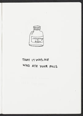 Artist book: 'There are certain things that I have tried to keep secret from you' (Page 7)
