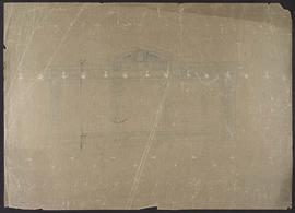 Detailed sketch for proposed war memorial, Glasgow Academy